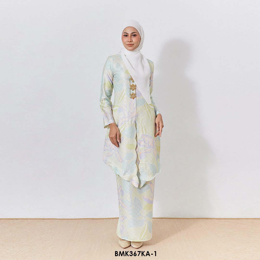 Kebaya Anggun 2.0 in Soft Yellow (BMK367KA-1)