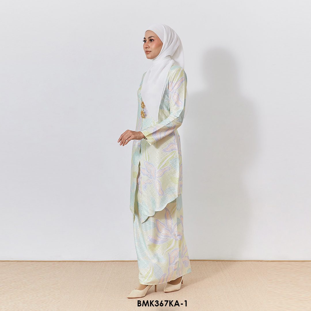 Kebaya Anggun 2.0 in Soft Yellow (BMK367KA-1) - Image 2