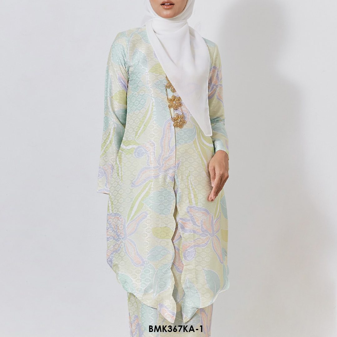 Kebaya Anggun 2.0 in Soft Yellow (BMK367KA-1) - Image 3