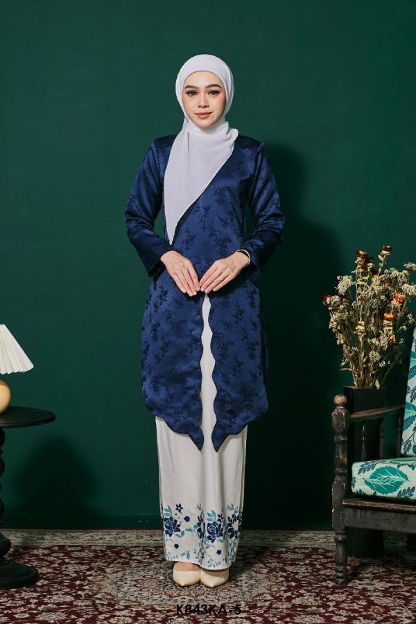 Kebaya Anggun 2.0 in Dark Blue (K843KA-5)