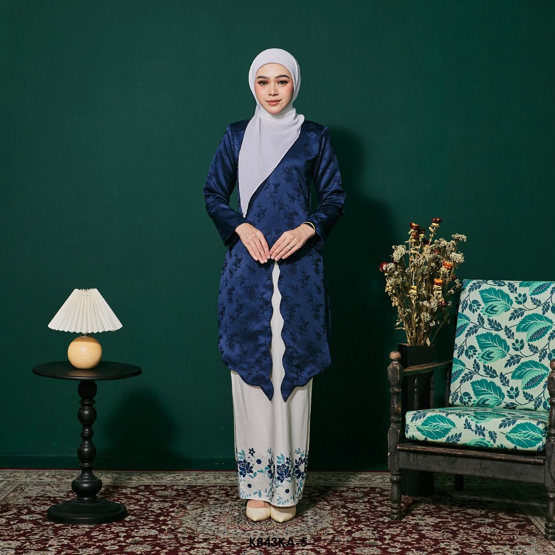 Kebaya Anggun 2.0 in Dark Blue (K843KA-5)