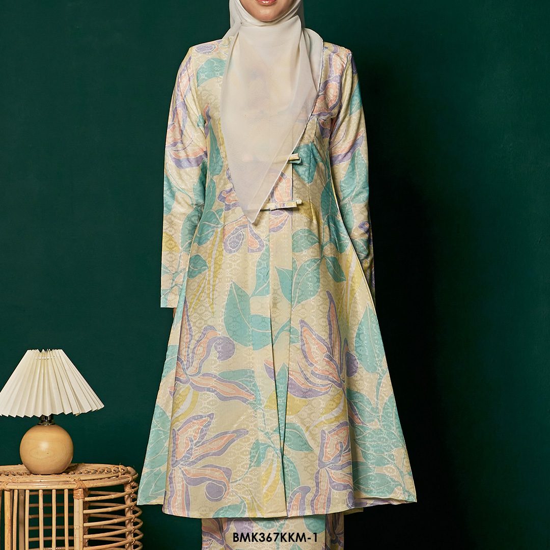 Kebarung Batiq Mia 3.0 Ribbon in Soft Yellow (BMK367KKM-1) - Image 3