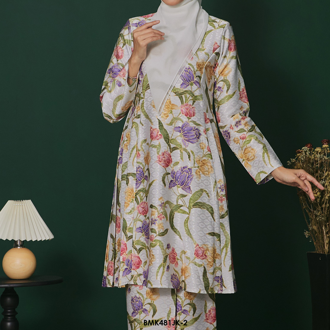 Juliana Kurung Batiq Mia in White (BMK481JK-2) - Image 3