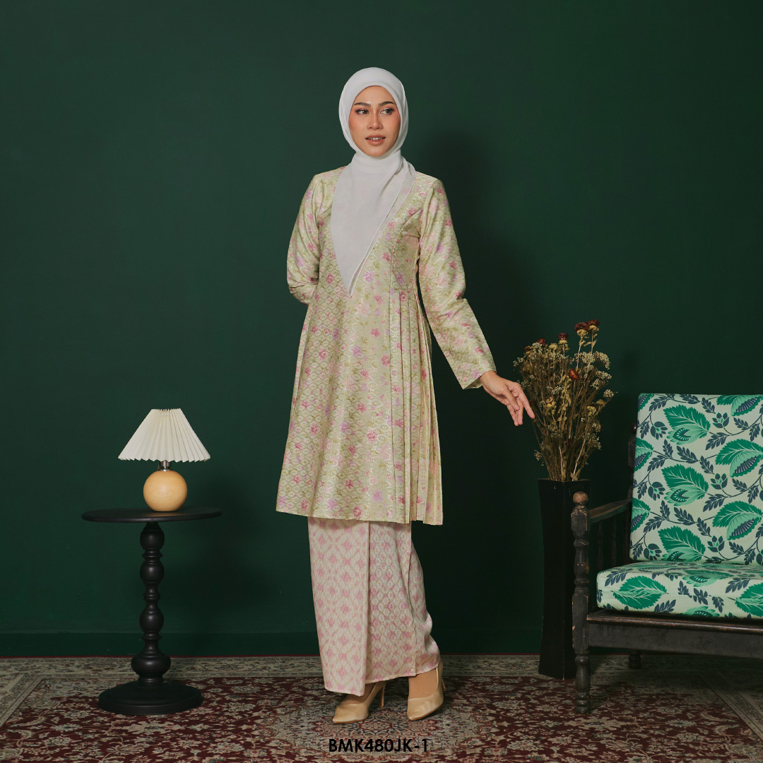 Juliana Kurung Batiq Mia in Pastel Green (BMK480JK-1) - Image 2