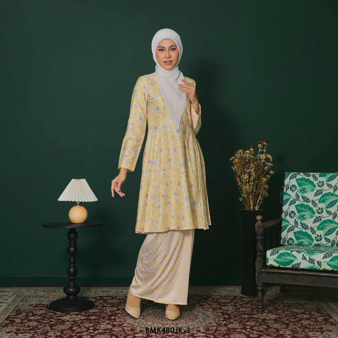Juliana Kurung Batiq Mia in Yellow (BMK480JK-3) - Image 2