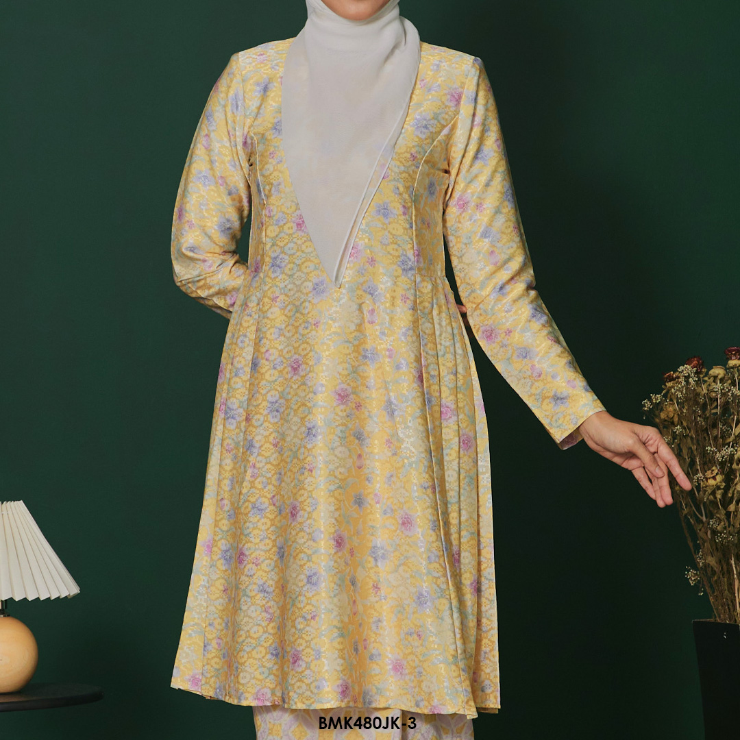 Juliana Kurung Batiq Mia in Yellow (BMK480JK-3) - Image 4