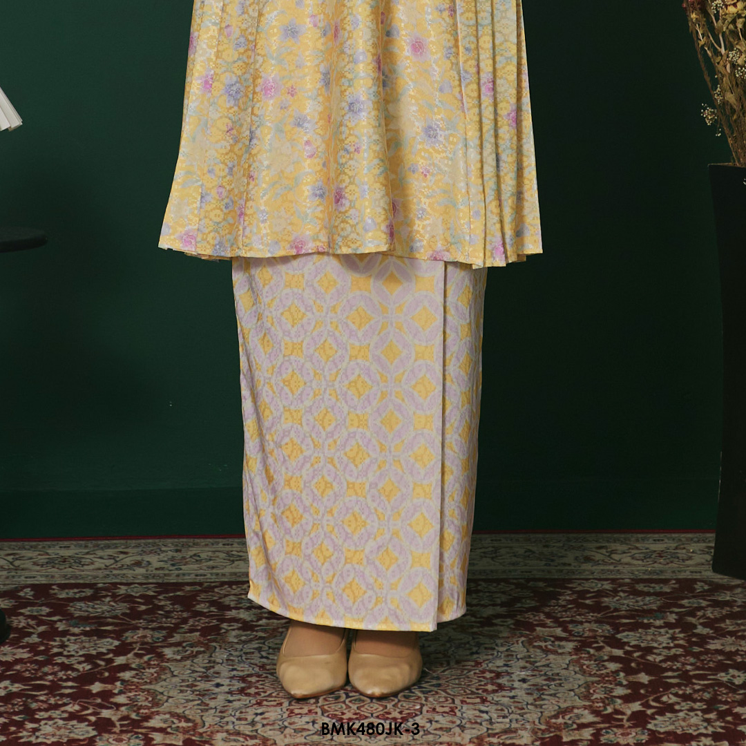 Juliana Kurung Batiq Mia in Yellow (BMK480JK-3) - Image 3