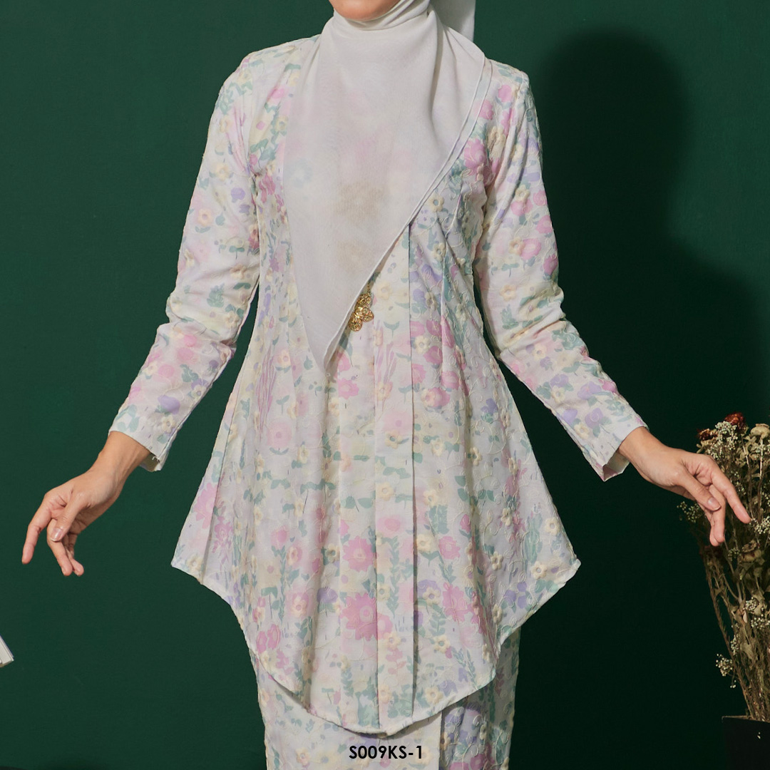 Kebaya Saloma in Cotton Candy (S009KS-1) - Image 3