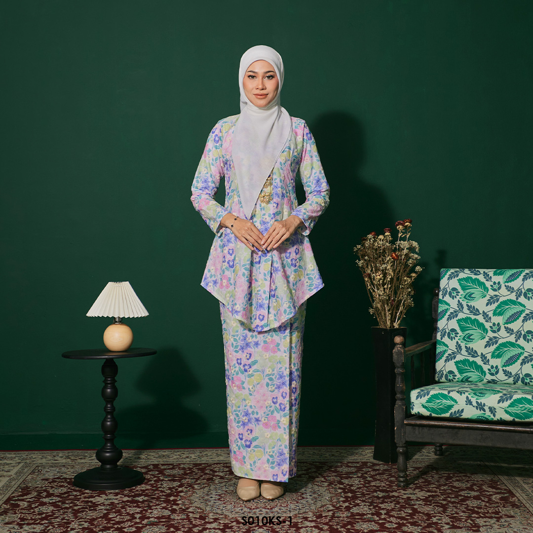 Kebaya Saloma in Purple (S010KS-1)