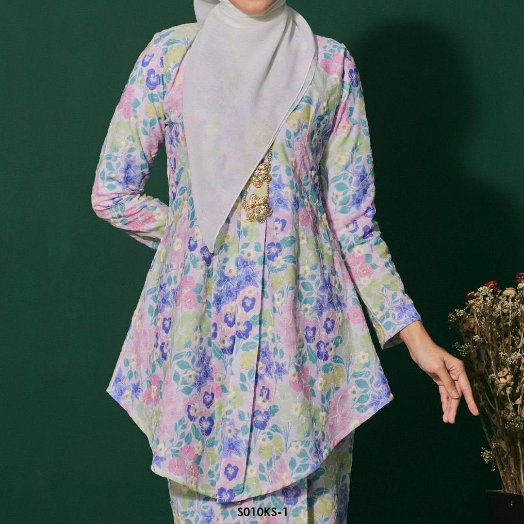 Kebaya Saloma in Purple (S010KS-1) - Image 3