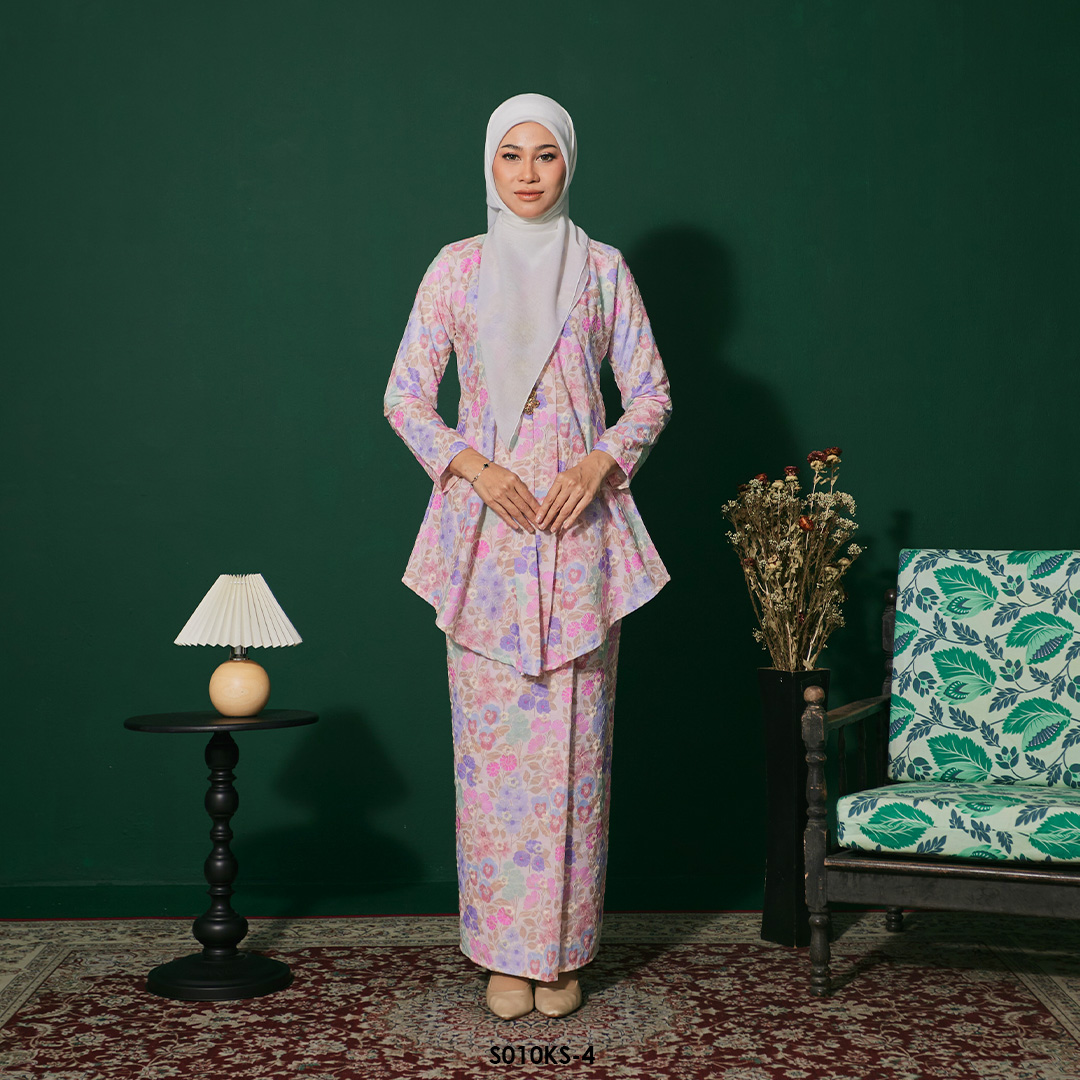 Kebaya Saloma in Pink (S010KS-4)