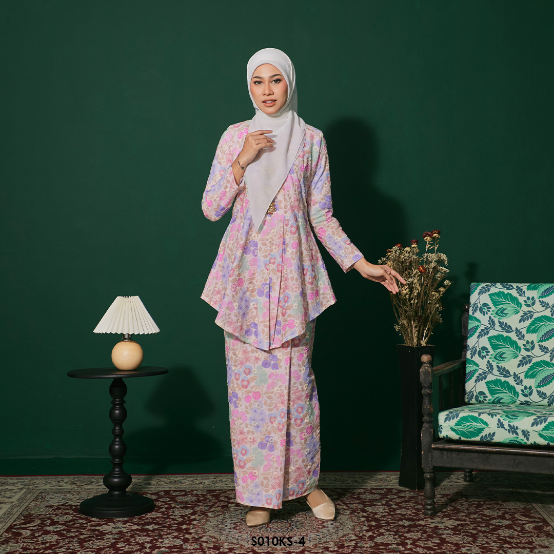 Kebaya Saloma in Pink (S010KS-4) - Image 2