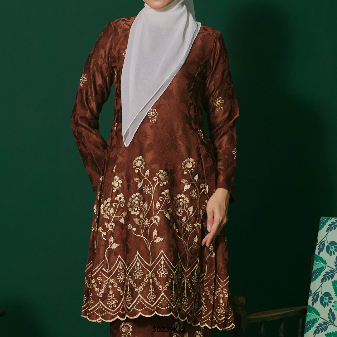 Juliana Kurung in Rich Brown (S023JK-2) - Image 3