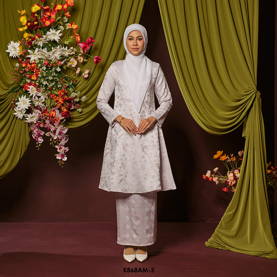 Ameera Kurung in Lilac (K868AM-3)
