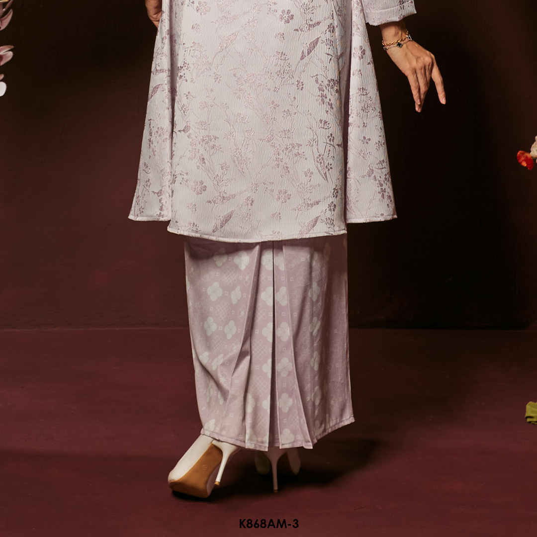Ameera Kurung in Lilac (K868AM-3) - Image 3