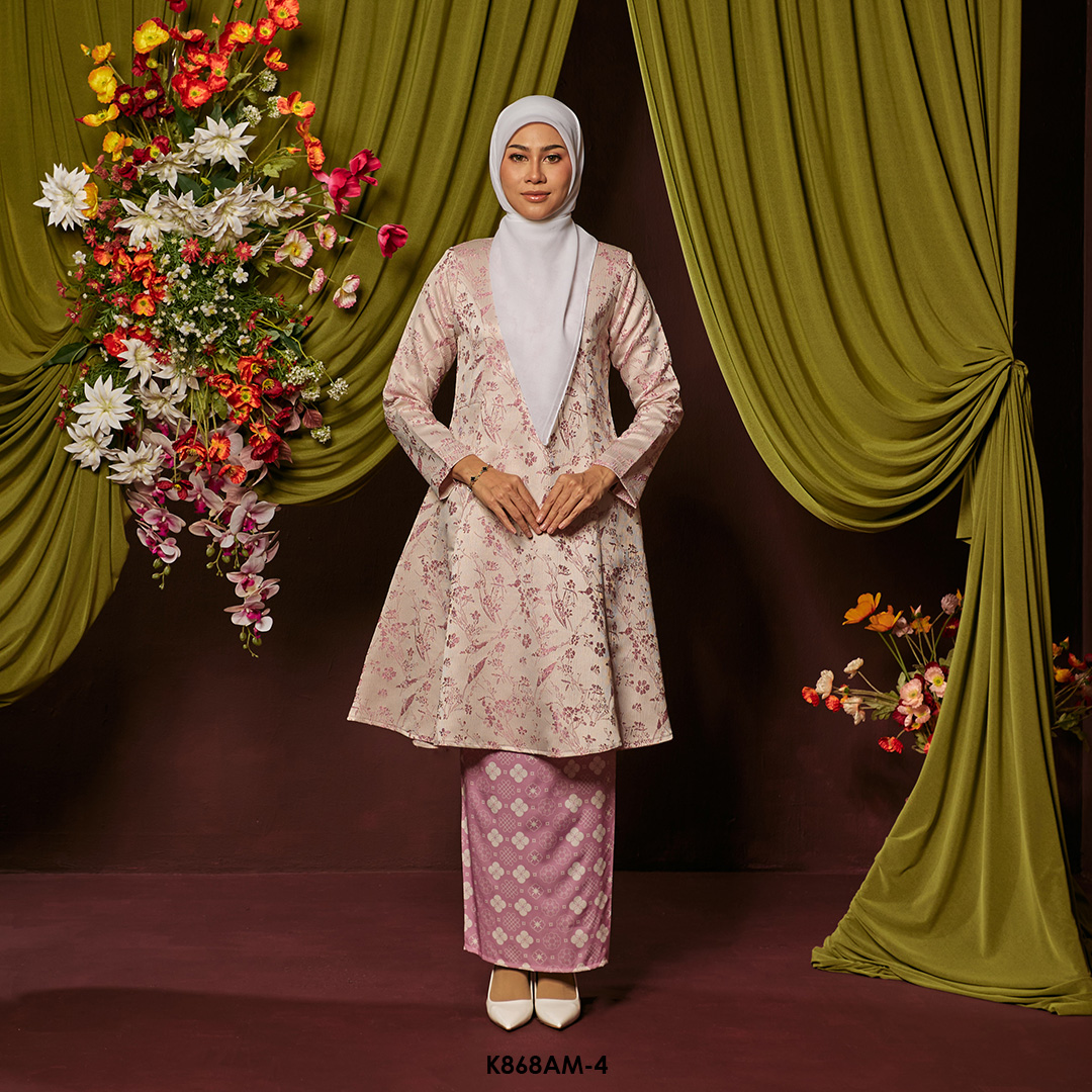 Ameera Kurung in Pink (K868AM-4)
