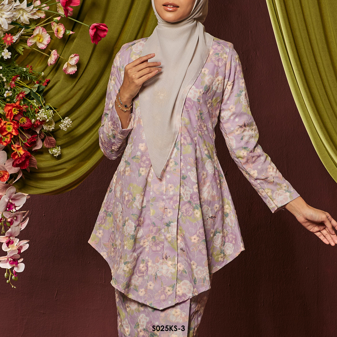 Kebaya Saloma in Lavender (S025KS-3) - Image 3