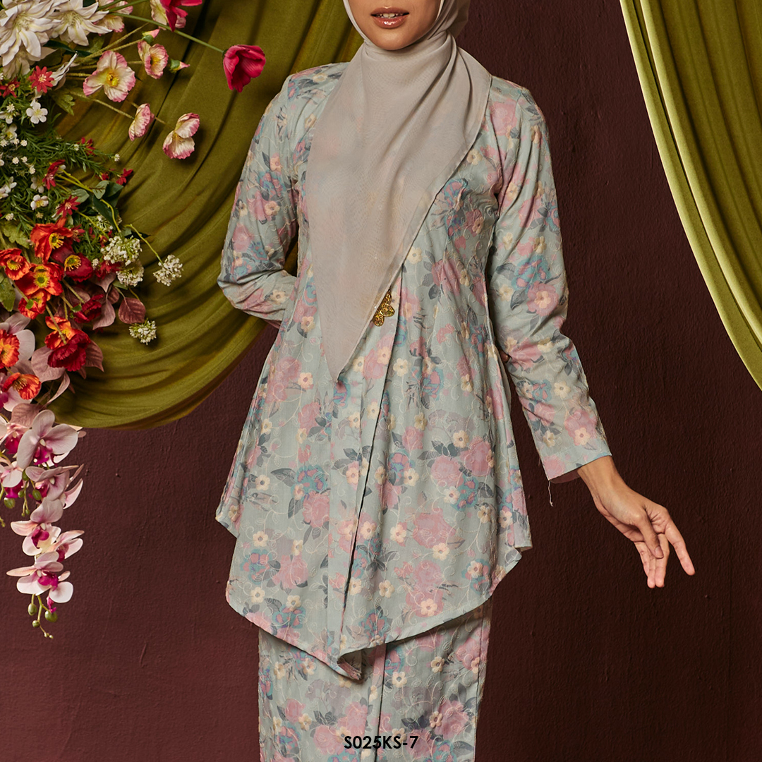 Kebaya Saloma in Sage Green (S025KS-7) - Image 3