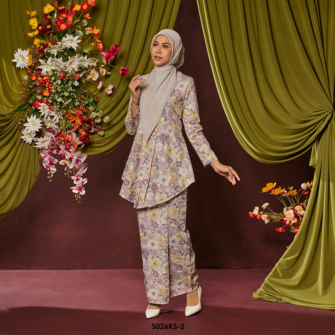 Kebaya Saloma in Dusty Purple (S026KS-2) - Image 2