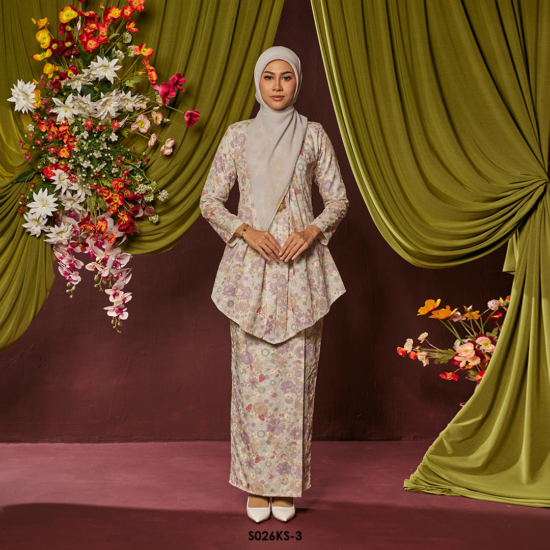 Kebaya Saloma in Mint Green (S026KS-3)