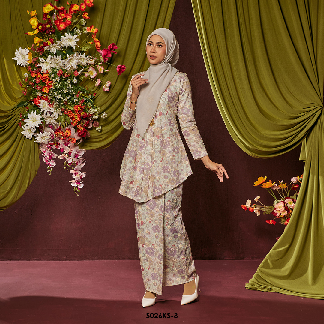 Kebaya Saloma in Mint Green (S026KS-3) - Image 2