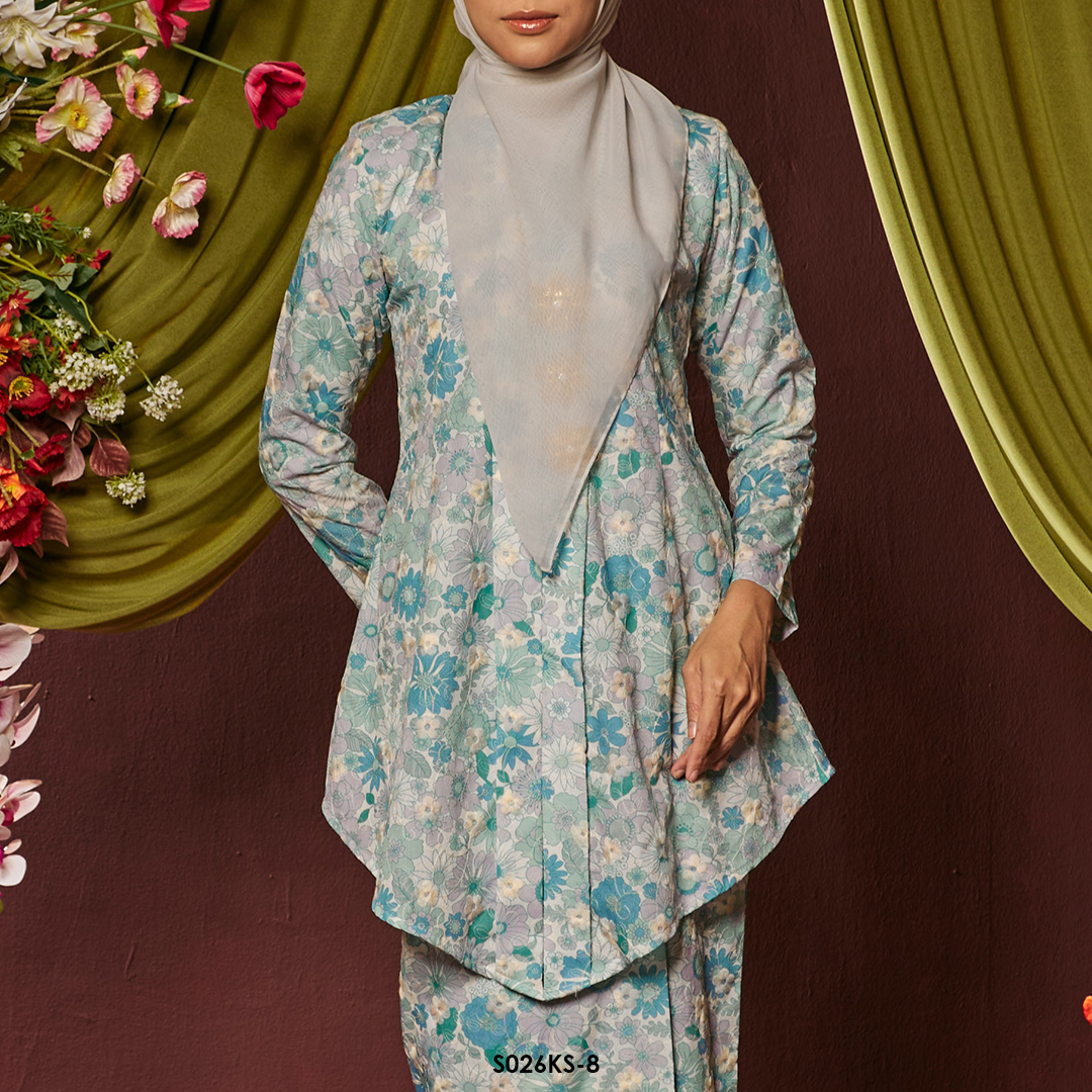 Kebaya Saloma in Sage Green (S026KS-8) - Image 3