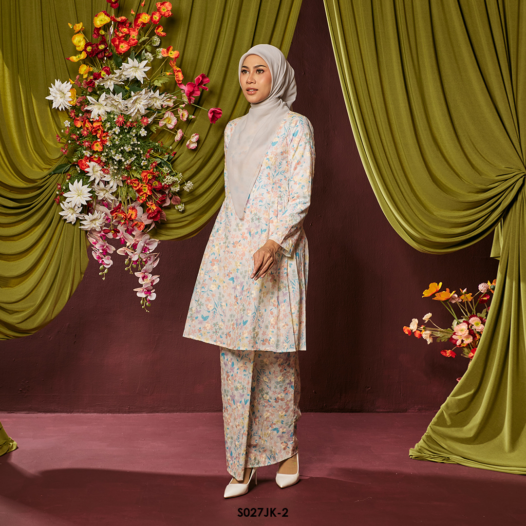 Juliana Kurung in Peachy Pink (S027JK-2) - Image 2