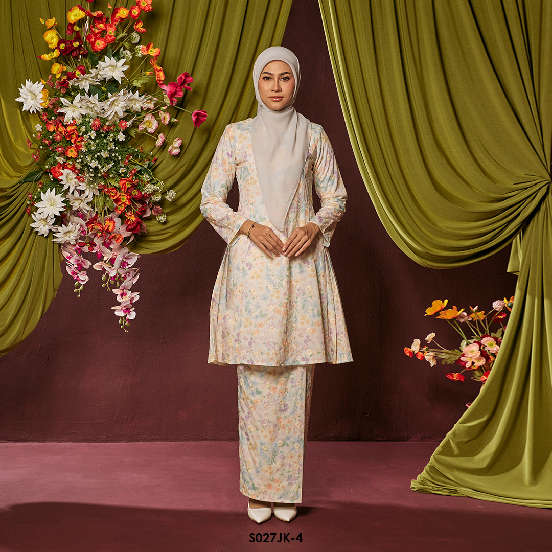 Juliana Kurung in Soft Yellow (S027JK-4)
