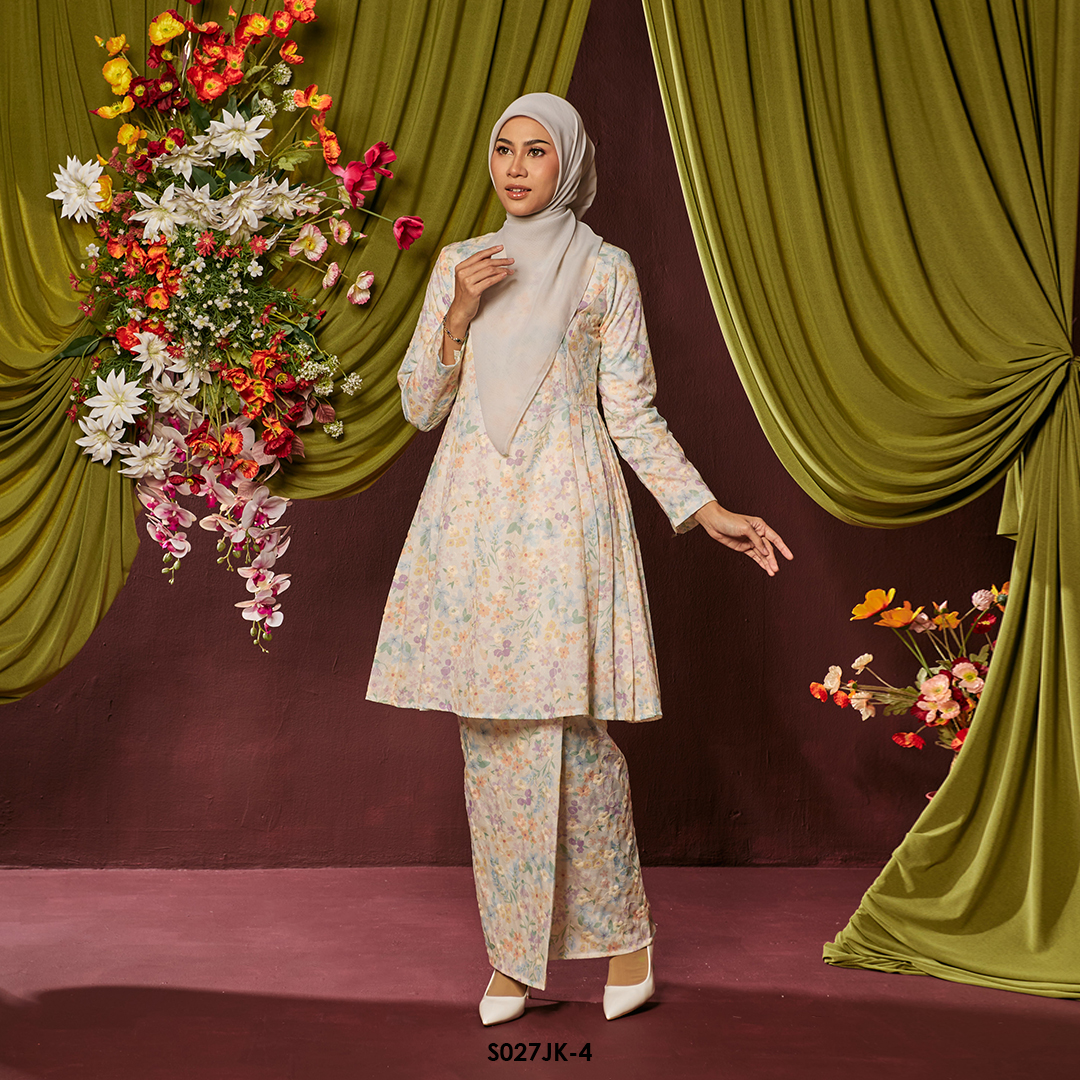 Juliana Kurung in Soft Yellow (S027JK-4) - Image 2