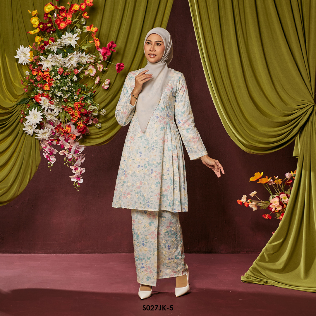Juliana Kurung in Mint Green (S027JK-5) - Image 2