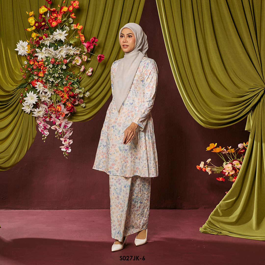 Juliana Kurung in Violet (S027JK-6) - Image 2