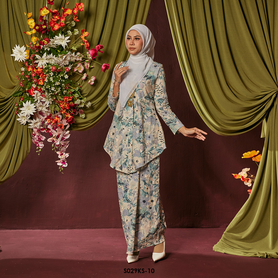 Kebaya Saloma in Pale Purple (S029KS-10) - Image 2