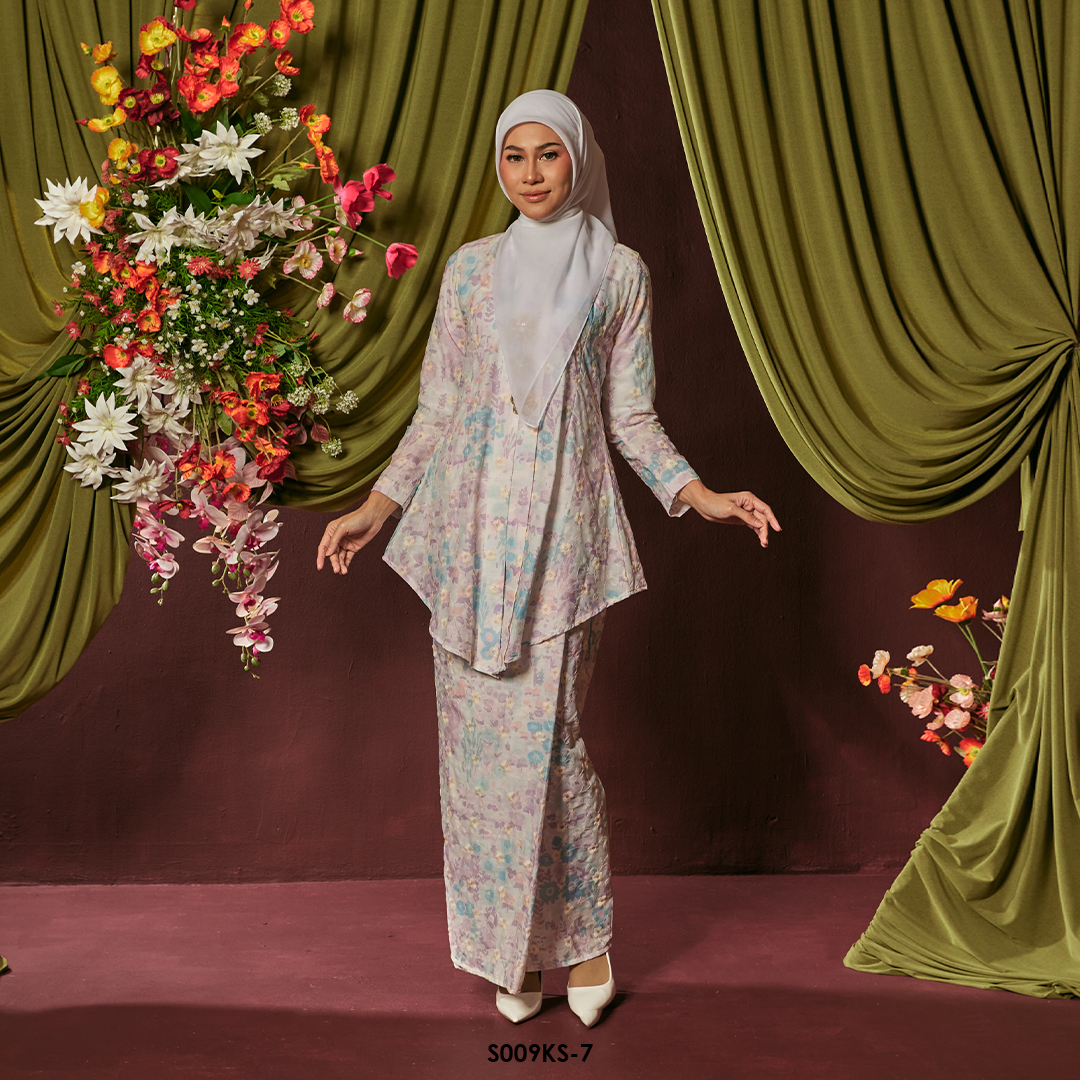 Kebaya Saloma in Lilac (S009KS-7) - Image 2