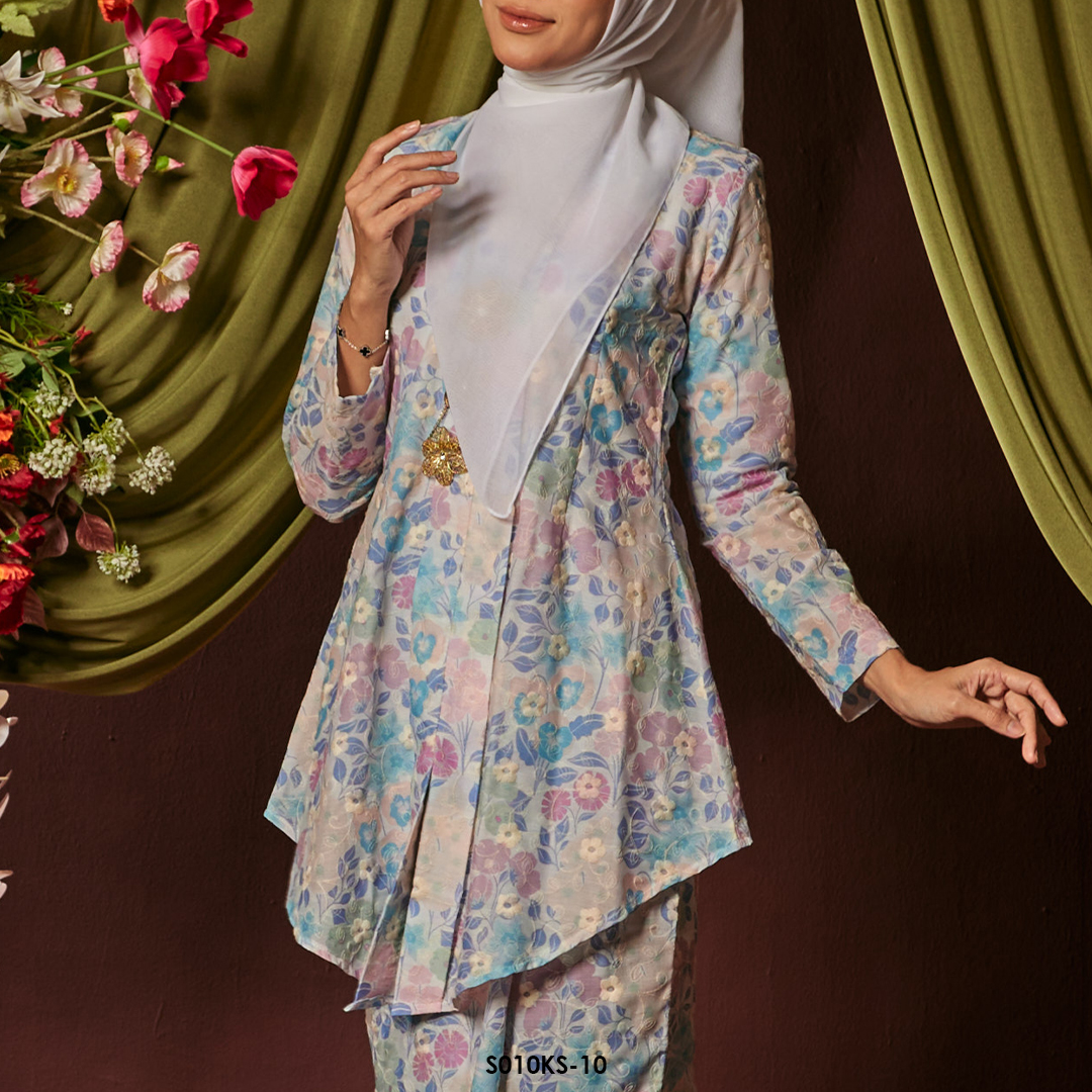 Kebaya Saloma in Light Purple (S010KS-10) - Image 3