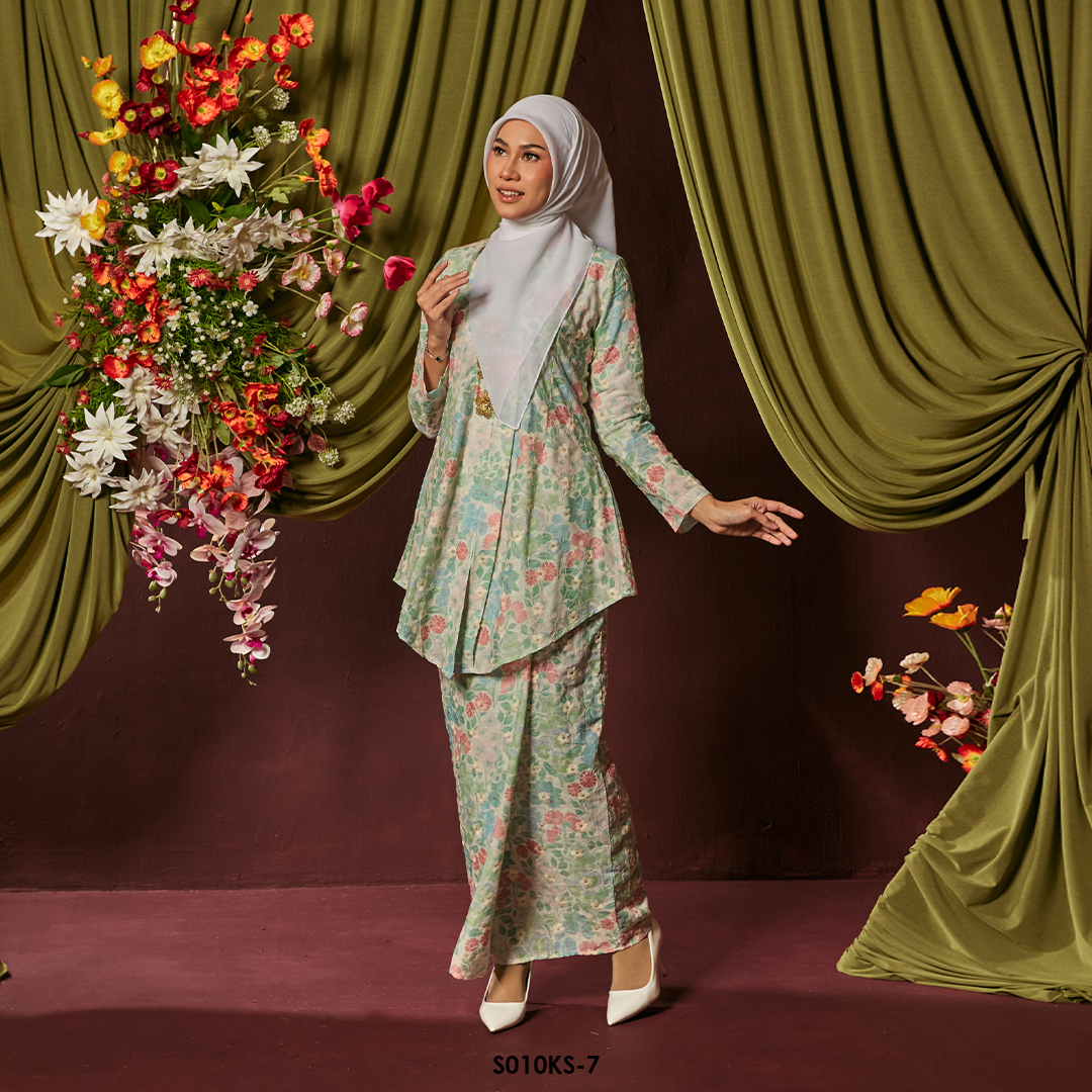 Kebaya Saloma in Sage Green (S010KS-7) - Image 2