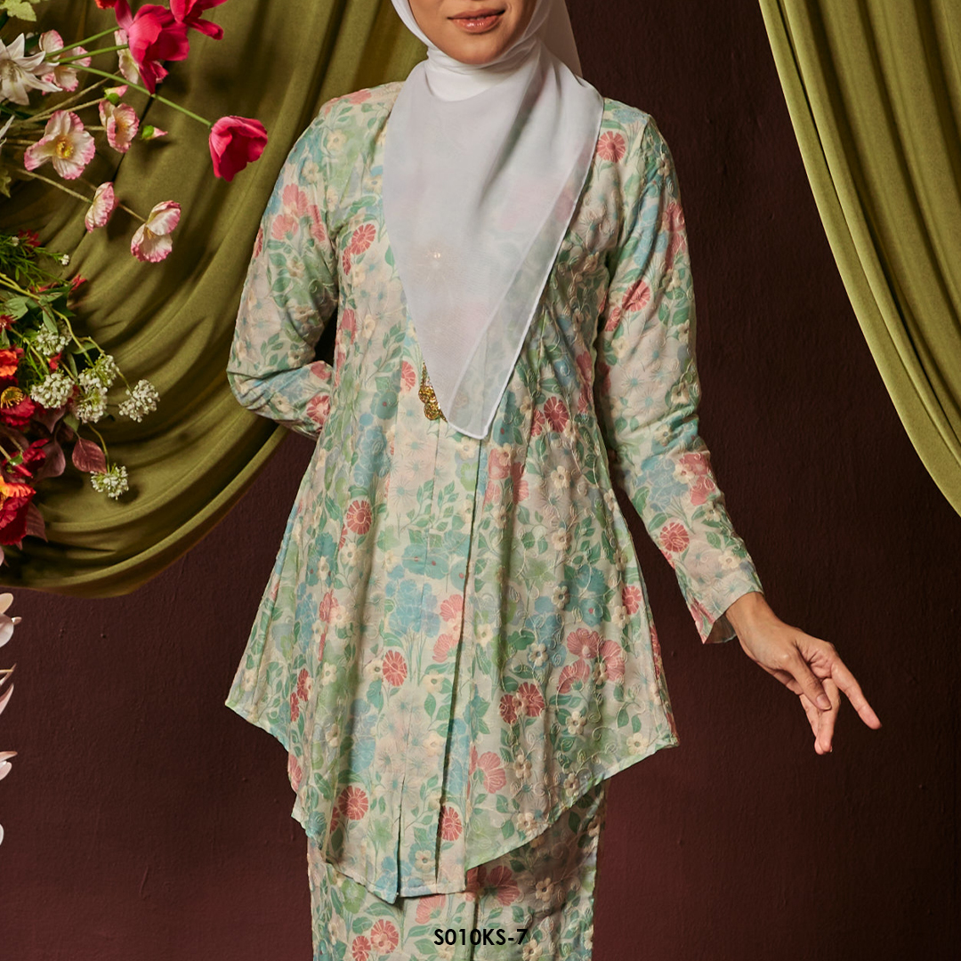 Kebaya Saloma in Sage Green (S010KS-7) - Image 3