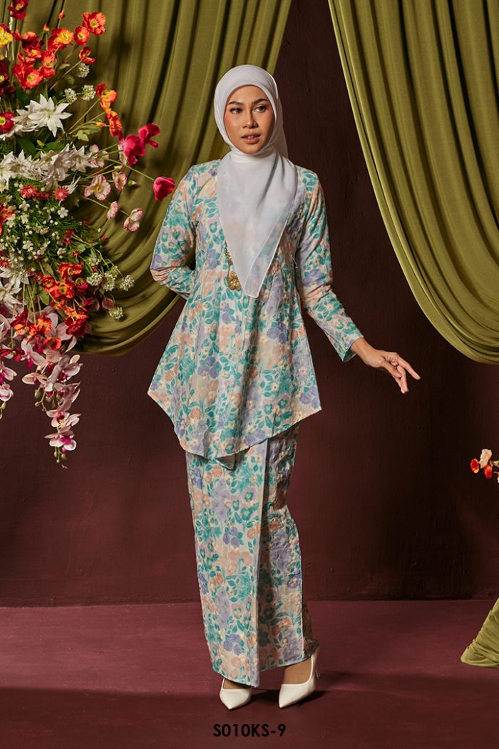 Kebaya Saloma in Jade Green (S010KS-9)