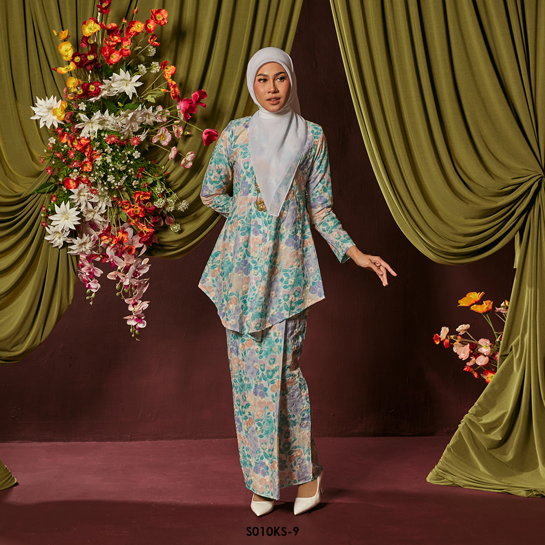 Kebaya Saloma in Jade Green (S010KS-9) - Image 2