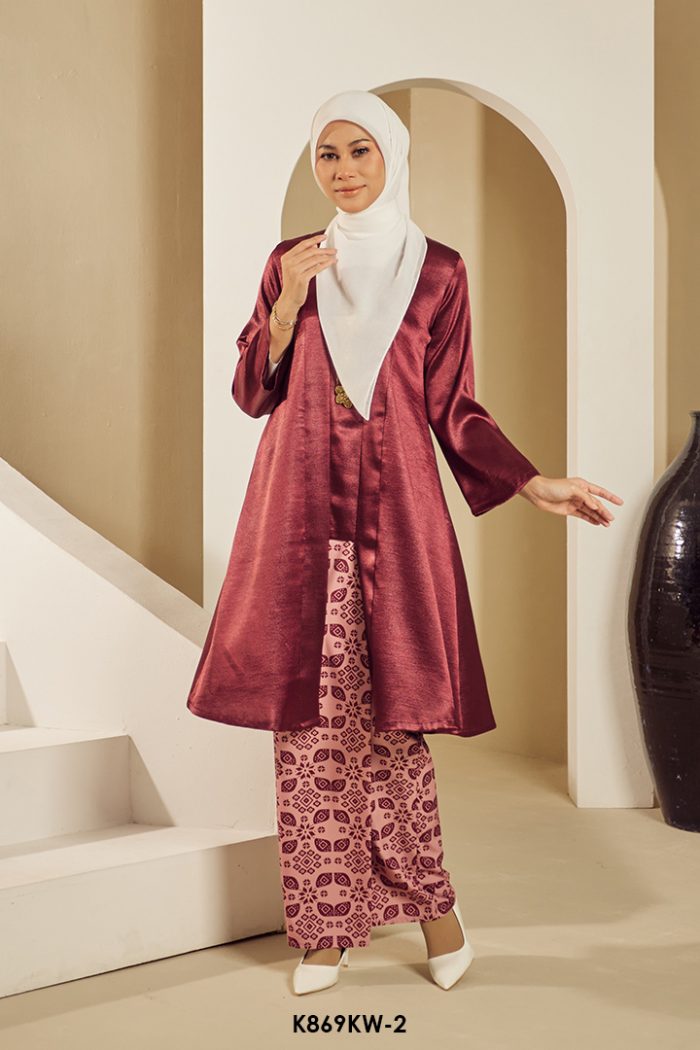 Kebaya Wilda in Maroon (K869KW-2)