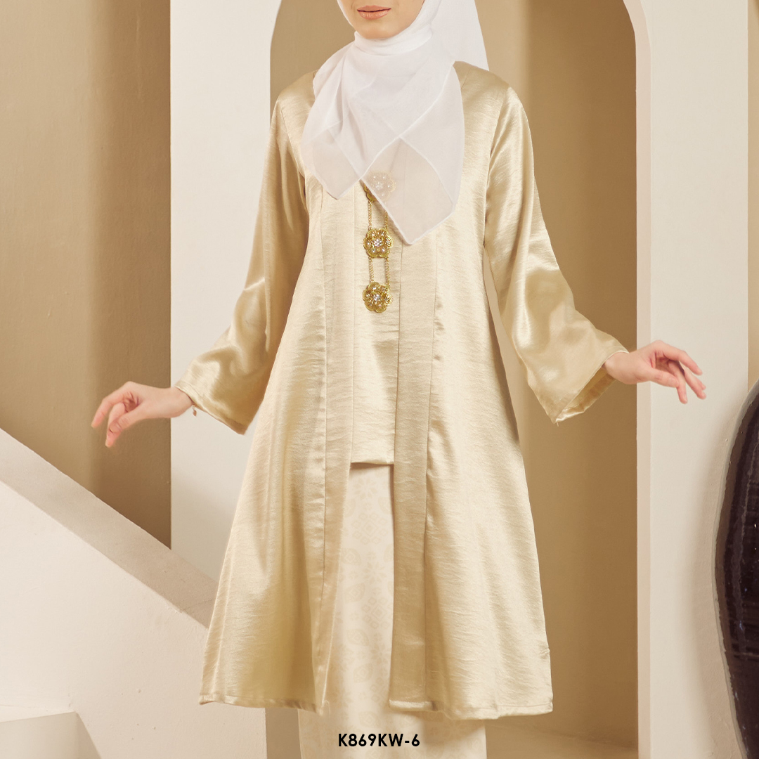 Kebaya Wilda in Champagne (K869KW-6) - Image 4