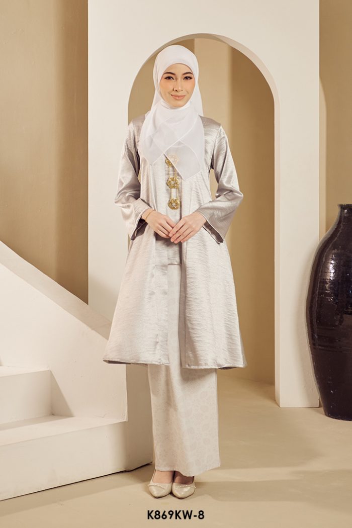 Kebaya Wilda in Grey (K869KW-8)