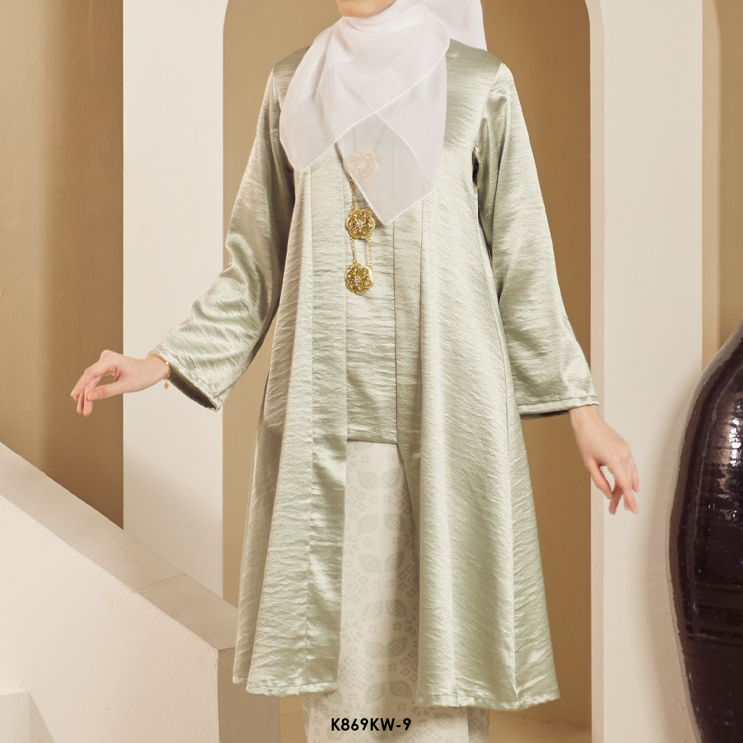 Kebaya Wilda in Sage Green (K869KW-9) - Image 4