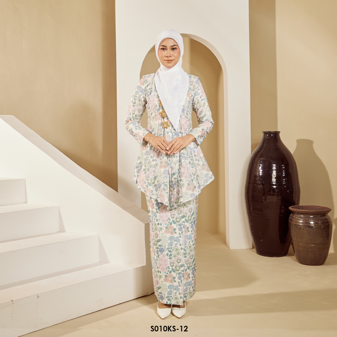 Kebaya Saloma in Green Tea (S010KS-12)