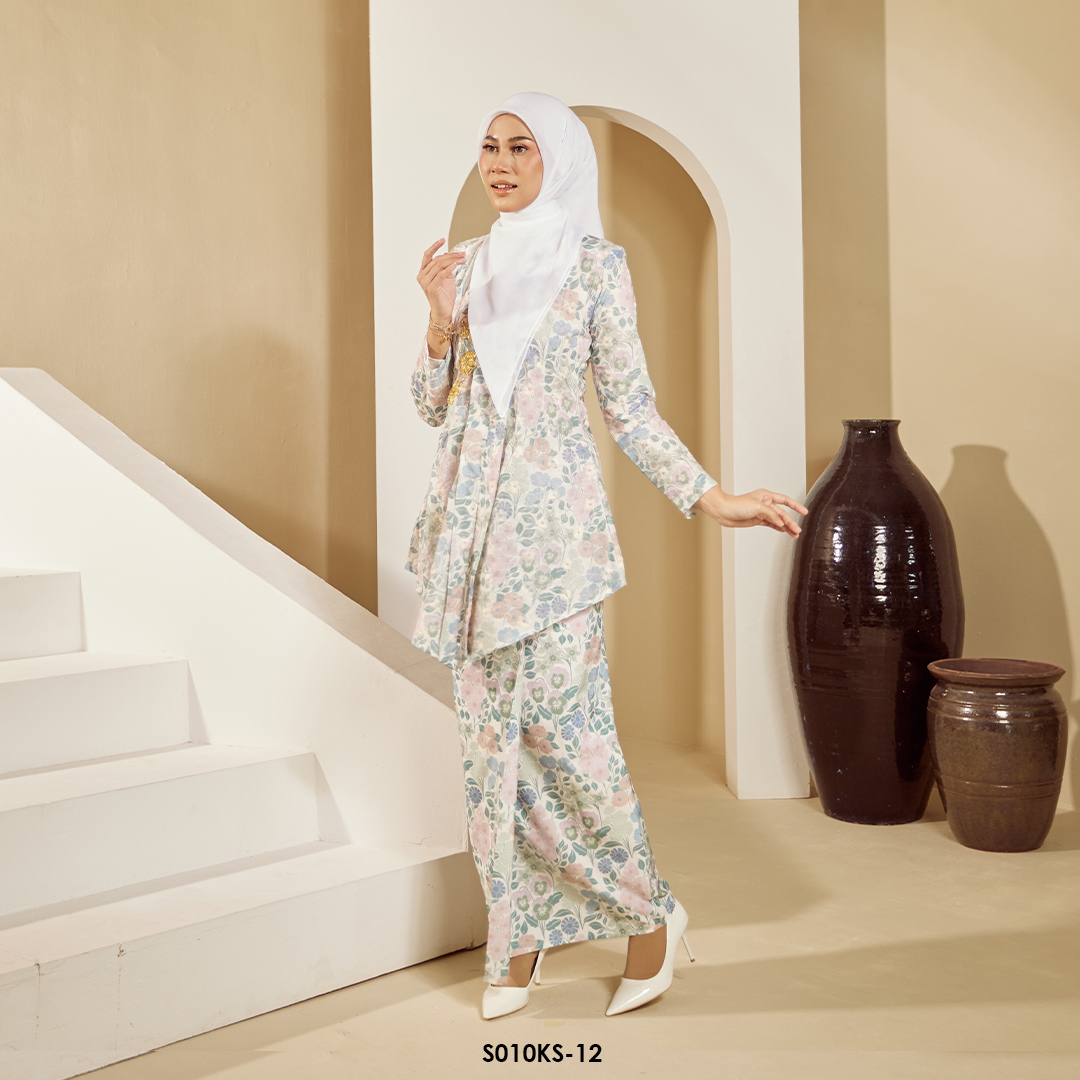 Kebaya Saloma in Green Tea (S010KS-12) - Image 2