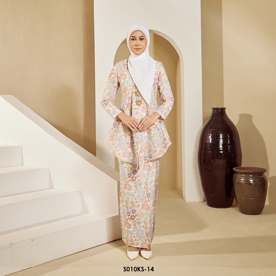 Kebaya Saloma in Golden Brown (S010KS-14)