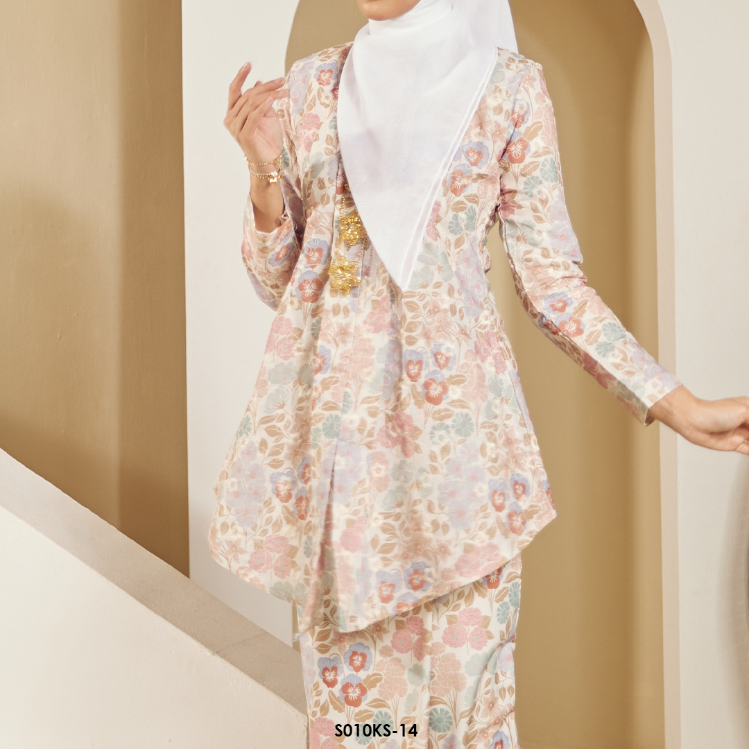 Kebaya Saloma in Golden Brown (S010KS-14) - Image 3
