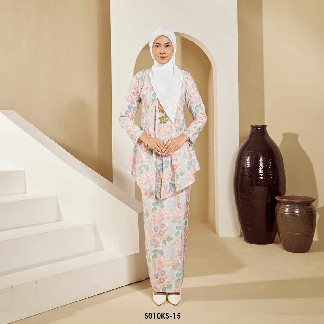 Kebaya Saloma in Mint Green (S010KS-15)