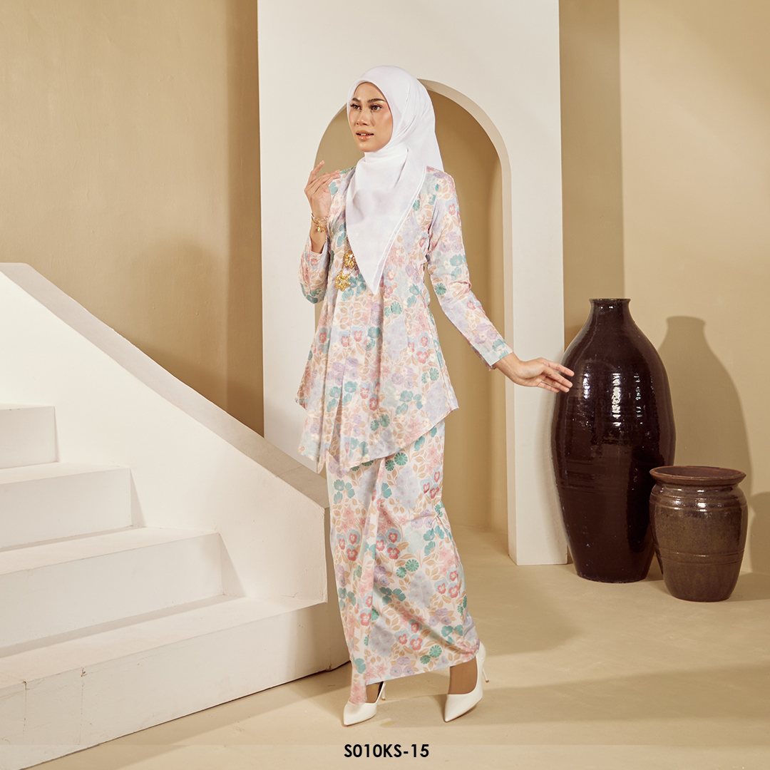 Kebaya Saloma in Mint Green (S010KS-15) - Image 2