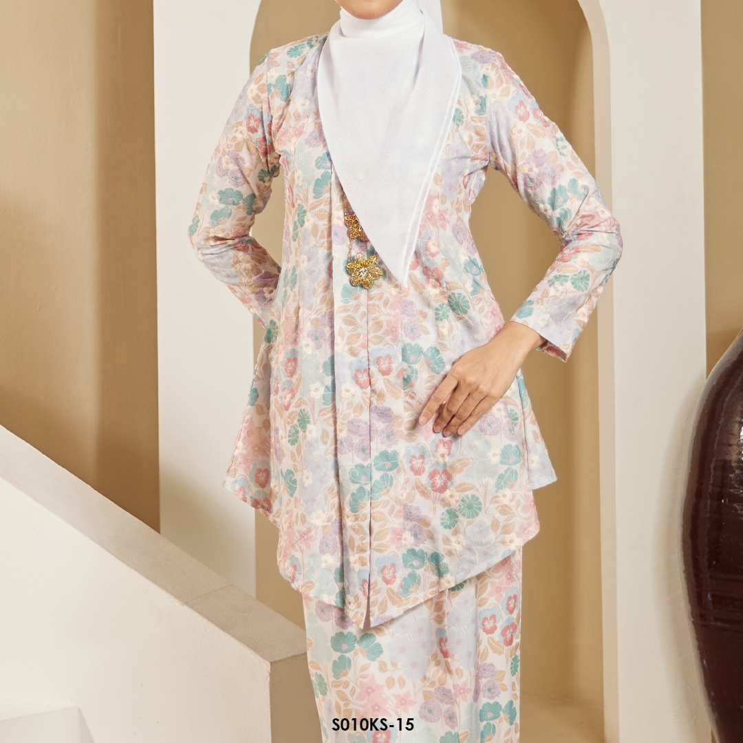 Kebaya Saloma in Mint Green (S010KS-15) - Image 3