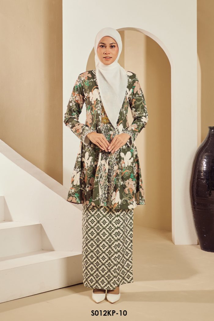 Kebarung Kalthom Petite in Army Green (S012KP-10)